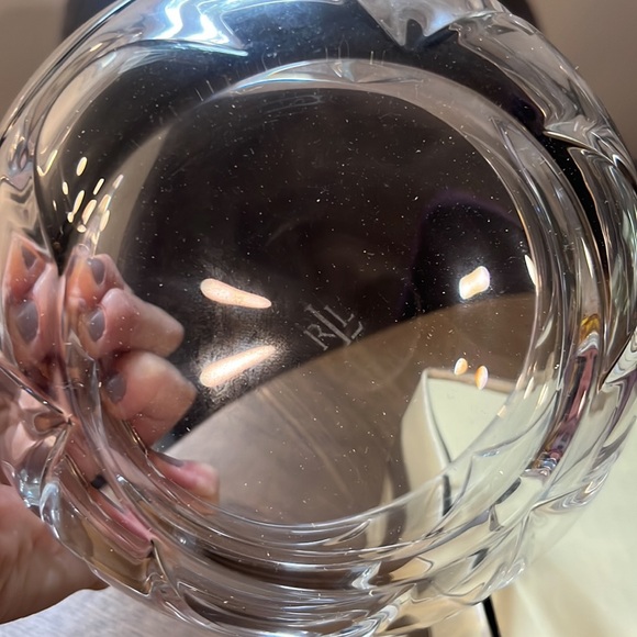 Ralph Lauren Royalton Crystal Bowl 6” - Picture 5 of 7